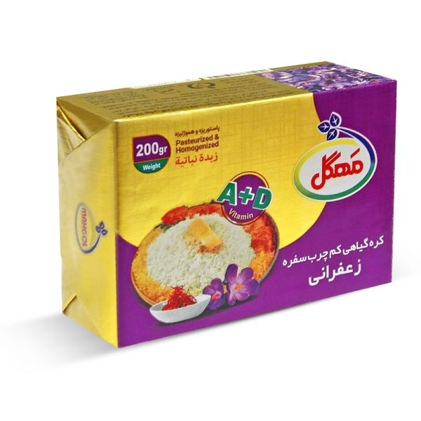 کره گیاهی سفره ۲۰۰ گرمی زعفرانی (قیمت دایکات 12 عددی)