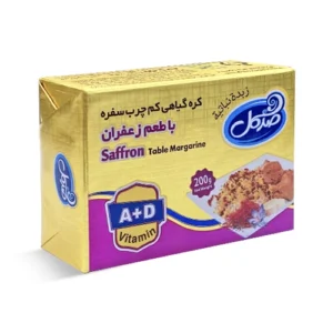 کره گیاهی (مارگارین) کم چرب سفره زعفرانی 200 گرمی صدگل (دایکات 12 عددی)