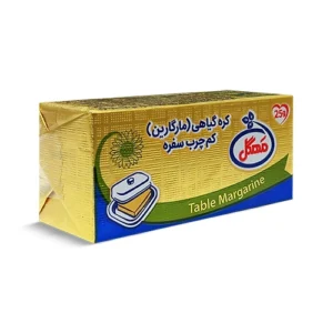 کره گیاهی (مارگارین) کم چرب سفره 25 گرمی فویلی مهگل (دایکات 100 عددی)