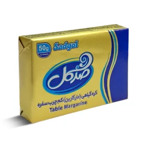 کره گیاهی (مارگارین) کم چرب سفره 50 گرمی صدگل (دایکات 60 عددی)